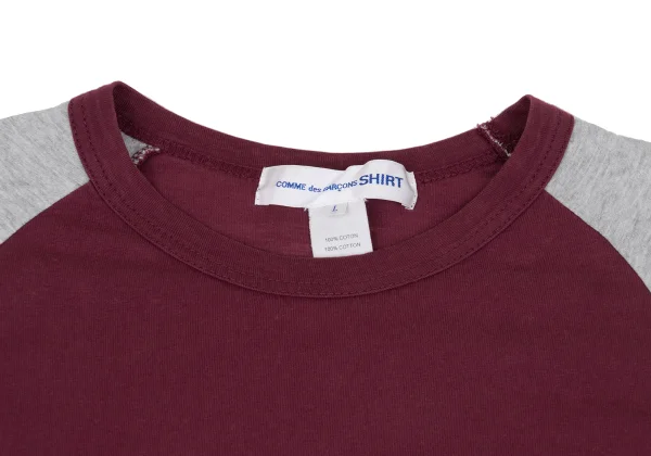 COMME des GARCONS SHIRT Logo Printed Raglan T Shirt K-163023_003