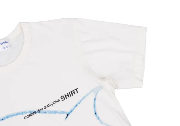 COMME des GARCONS SHIRT Fish Logo Printed T-shirt K-163024_004