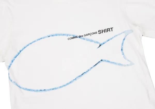 COMME des GARCONS SHIRT Fish Logo Printed T-shirt K-163024_005