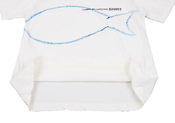 COMME des GARCONS SHIRT Fish Logo Printed T-shirt K-163024_008