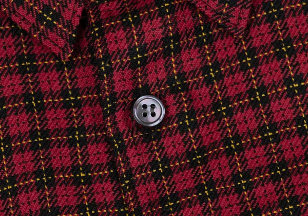 COMME des GARCONS SHIRT Wool Check Long Sleeved Shirt K-163026_004