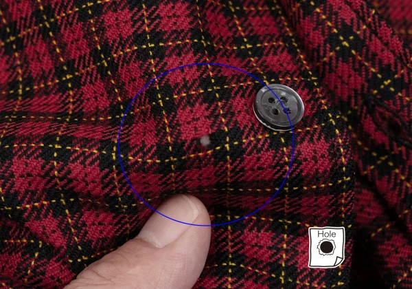 COMME des GARCONS SHIRT Wool Check Long Sleeved Shirt K-163026_009