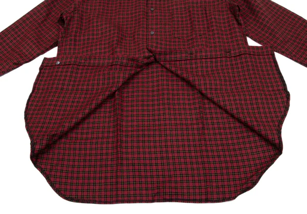 COMME des GARCONS SHIRT Wool Check Long Sleeved Shirt K-163026_010