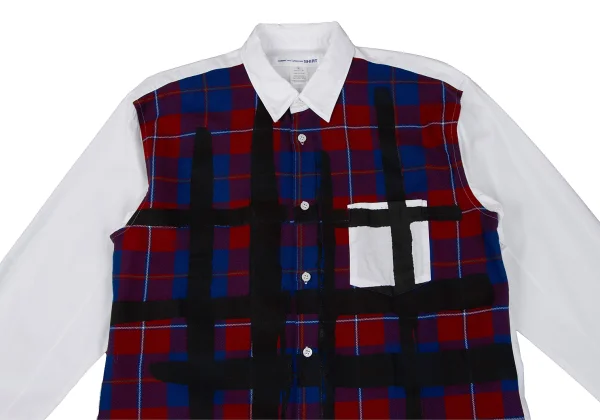 COMME des GARCONS SHIRT Check Switching Shirt K-163027_002