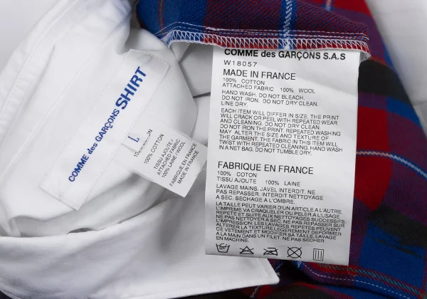 COMME des GARCONS SHIRT Check Switching Shirt K-163027_015