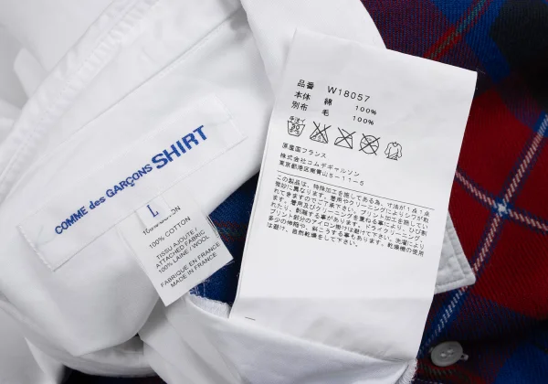 COMME des GARCONS SHIRT Check Switching Shirt K-163027_016