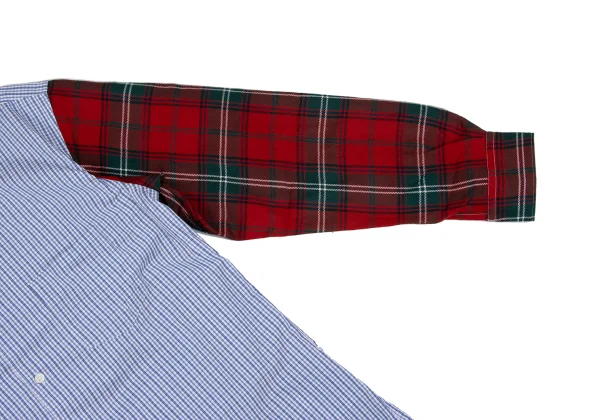 COMME des GARCONS SHIRT Different Material Sleeve Switching Shirt K-163030_006