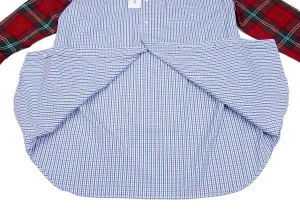 COMME des GARCONS SHIRT Different Material Sleeve Switching Shirt K-163030_009