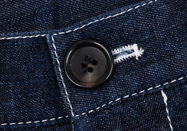 COMME des GARCONS SHIRT White Stitch Straight Jeans K-163031_003