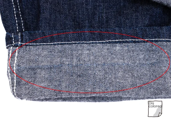COMME des GARCONS SHIRT White Stitch Straight Jeans K-163031_010