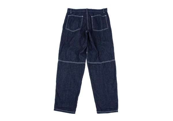 COMME des GARCONS SHIRT White Stitch Straight Jeans K-163031_012