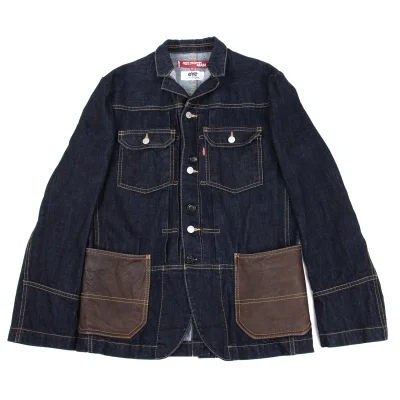 eye JUNYA WATANABE MAN×Levi's Leather Patch Pocket Denim Jacket