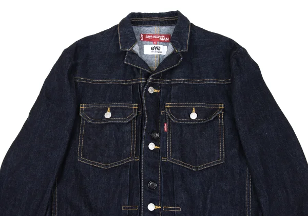 eye JUNYA WATANABE MAN×Levi's Leather Patch Pocket Denim Jacket K-163032_002