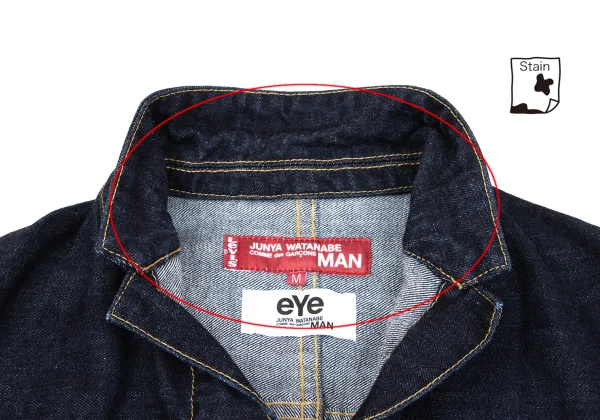 eye JUNYA WATANABE MAN×Levi's Leather Patch Pocket Denim Jacket K-163032_004