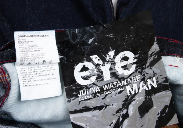 eye JUNYA WATANABE MAN×Levi's 503 Color Block Denim Short Painter Pants K-163035_014