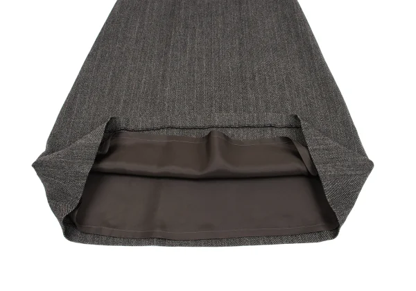 MARGARET HOWELL Wool Striped Long Skirt K-163040_009