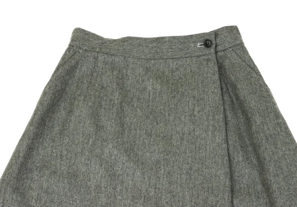 MARGARET HOWELL Wool Wrap Skirt K-163041_003