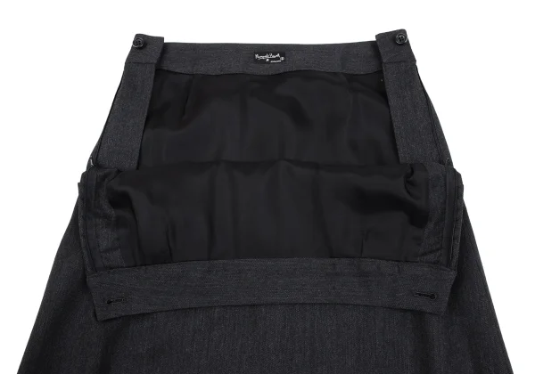 MARGARET HOWELL Wool Trapezoid Skirt K-163042_005