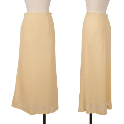 MARGARET HOWELL Cotton Pin Dot Long Skirt