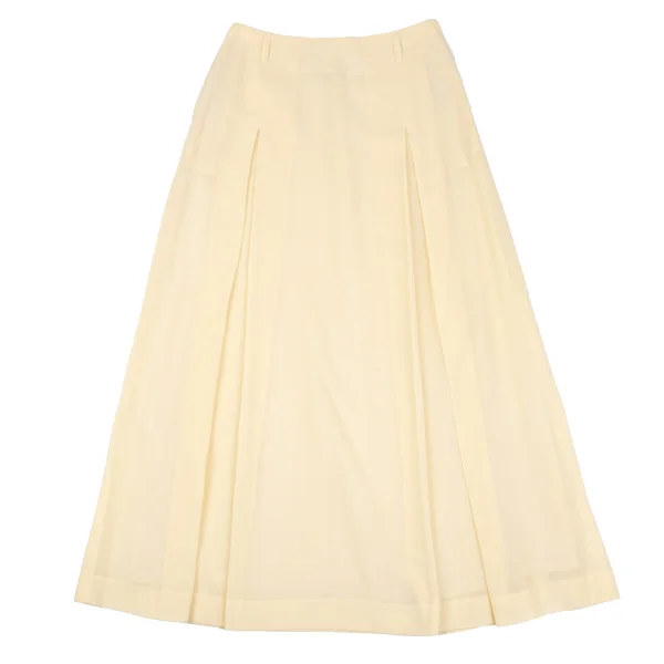 MARGARET HOWELL Cotton Tuck Design Skirt K-163044_002