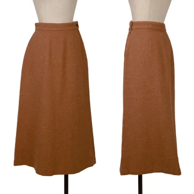 MARGARET HOWELL Wool Harris Tweed Skirt