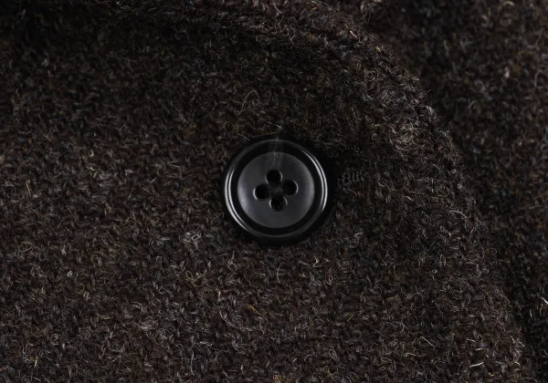 MARGARET HOWELL Wool Harris Tweed Shawl Collar Jacket K-163053_007