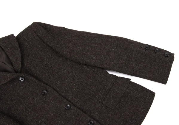 MARGARET HOWELL Wool Harris Tweed Shawl Collar Jacket K-163053_008