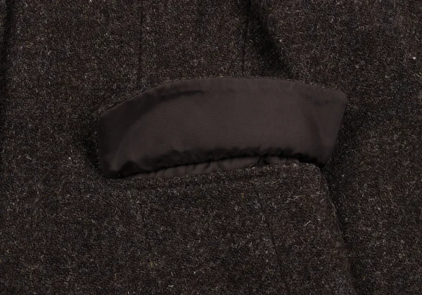 MARGARET HOWELL Wool Harris Tweed Shawl Collar Jacket K-163053_011