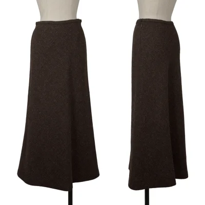 MARGARET HOWELL Wool Harris Tweed Skirt
