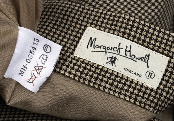 MARGARET HOWELL Wool Houndstooth Skirt K-163057_013