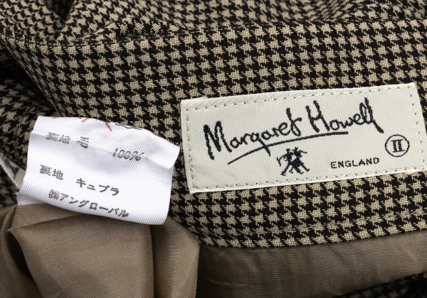 MARGARET HOWELL Wool Houndstooth Skirt K-163057_014