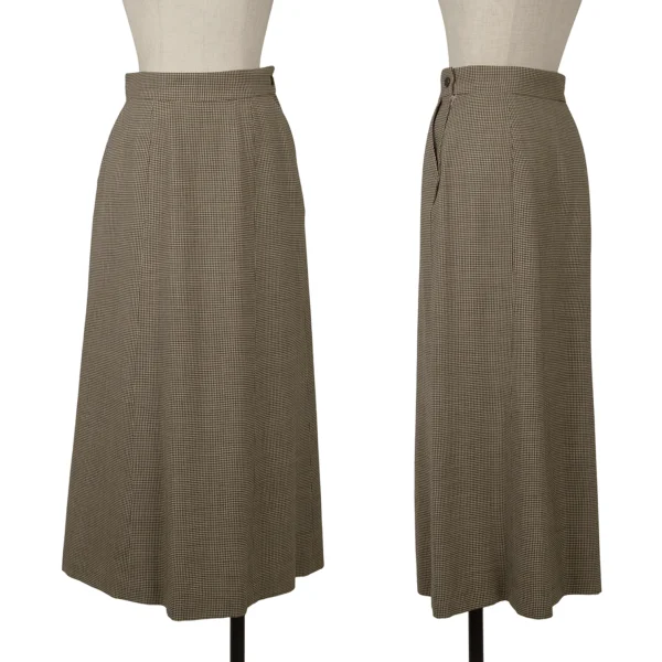 MARGARET HOWELL Wool Houndstooth Jacket & Skirt K-163058_011