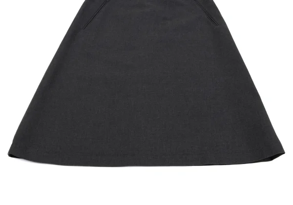 MARGARET HOWELL Wool Cotton Buck Button Skirt K-163059_005