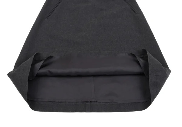 MARGARET HOWELL Wool Cotton Buck Button Skirt K-163059_007