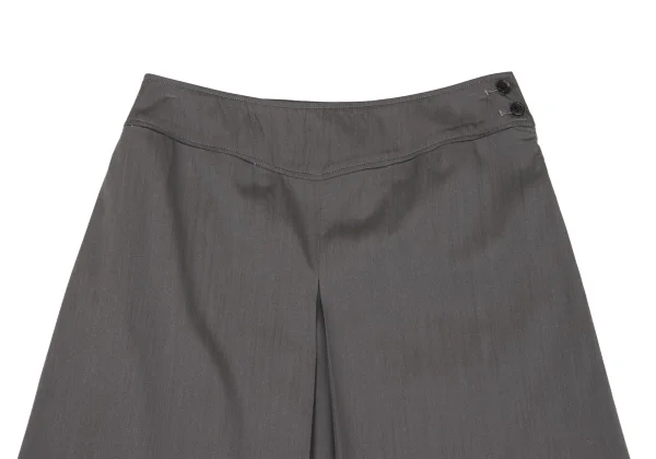 MARGARET HOWELL Wool Nylon Front Tuck Skirt K-163061_003