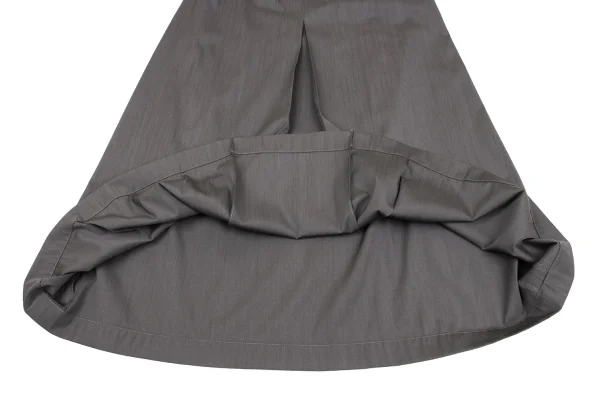 MARGARET HOWELL Wool Nylon Front Tuck Skirt K-163061_008