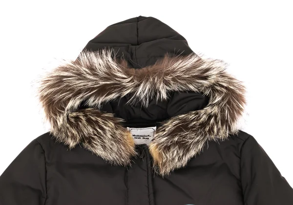 Mademoiselle NON NON Fox Fur Hooded Down Jacket K-163062_004