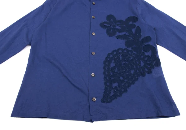 Plantation Washed Floral Patch Shirt K-163064_009
