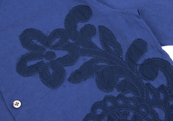 Plantation Washed Floral Patch Shirt K-163064_010