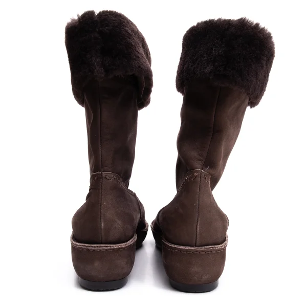 ISSEY MIYAKE HaaT Fur Suede Boots K-163066_009