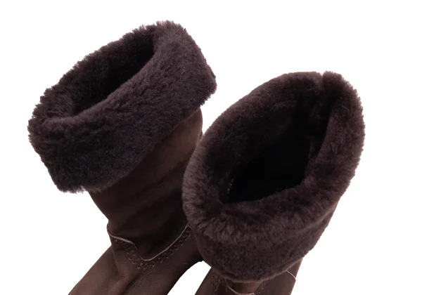 ISSEY MIYAKE HaaT Fur Suede Boots K-163066_013