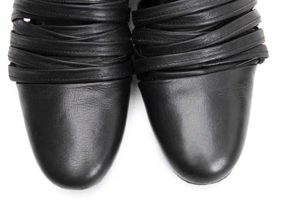 Yohji Yamamoto NOIR Strap Leather Shoes K-163067_006