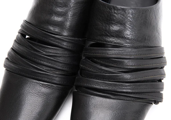 Yohji Yamamoto NOIR Strap Leather Shoes K-163067_007