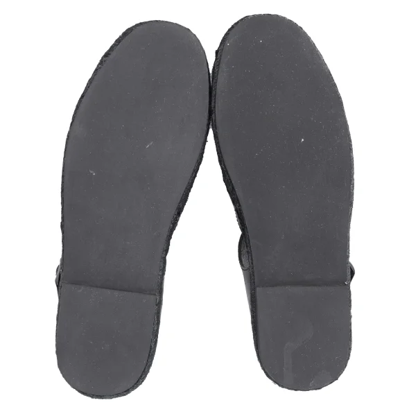 Yohji Yamamoto NOIR Strap Jute Sole Leather Shoes K-163068_012