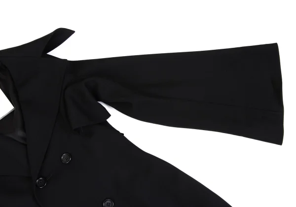 Yohji Yamamoto collections Cut Off Wool Gaba Wide Sleeve Long Coat K-163069_006