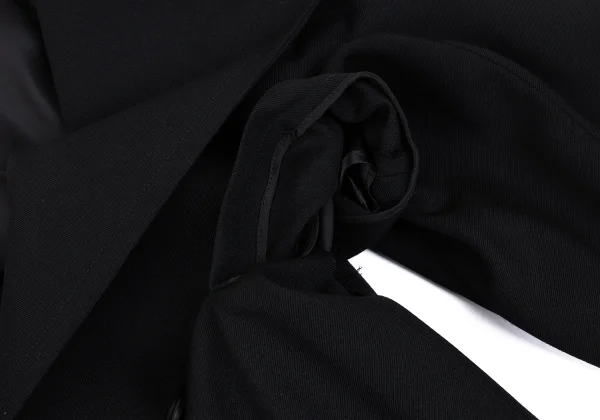 Yohji Yamamoto collections Cut Off Wool Gaba Wide Sleeve Long Coat K-163069_007