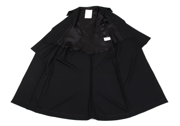 Yohji Yamamoto collections Cut Off Wool Gaba Wide Sleeve Long Coat K-163069_013