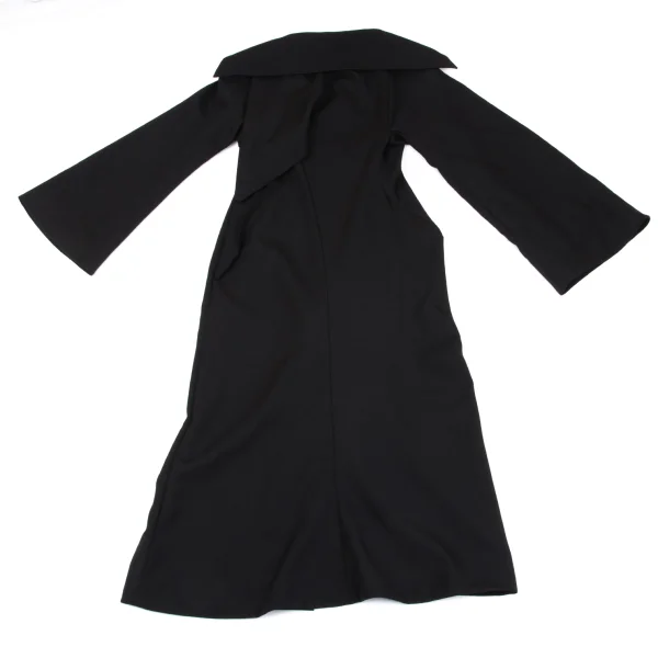 Yohji Yamamoto collections Cut Off Wool Gaba Wide Sleeve Long Coat K-163069_014