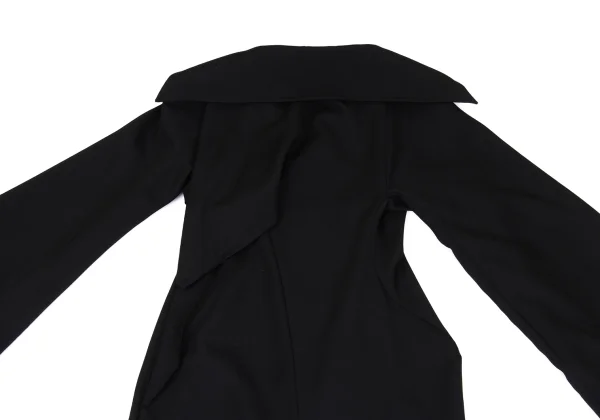 Yohji Yamamoto collections Cut Off Wool Gaba Wide Sleeve Long Coat K-163069_015