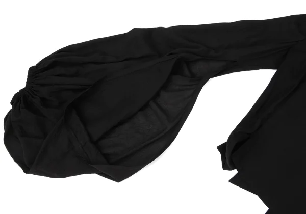 Yohji Yamamoto collections Balloon Sleeve Asymmetrical Wrap Jacket K-163070_007